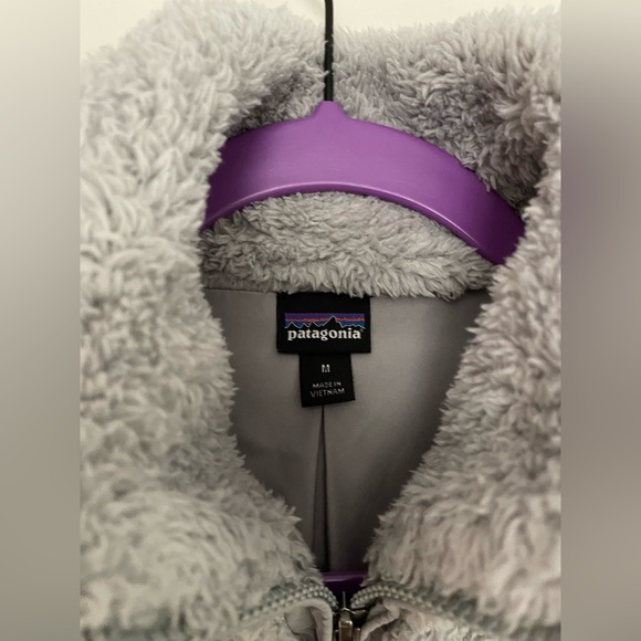 Patagonia Fleece Sleeveless Vest Sweater Zip Jacket V Neck M Los Gatos - Picture 5 of 6